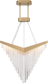 Quintiesse Vivien QN-VIVIEN-P-L-BG Függőlámpa 1x40W/LED 3000K 900lm IP20