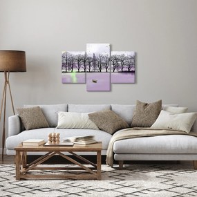 Kép - Bárkák a tavon (90x60 cm)