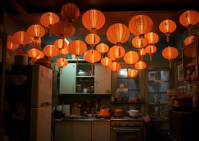 Poszter 29,7x21cm Lampionfényben