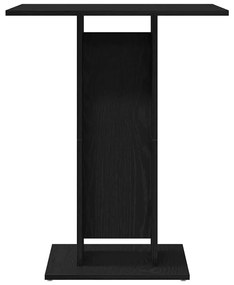 fekete tölgy szerelt fa bisztróasztal 60x60x75 cm