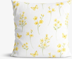 Goldea díszpárnahuzat - sárga rét 50 x 50 cm