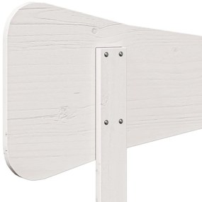 fehér tömör fenyőfa fejtámla 120 cm