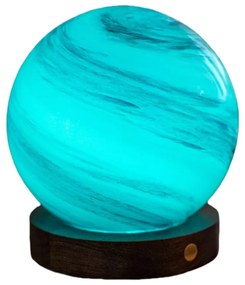 Barna-sötét natúr színű USB fénydekoráció ø 8 cm Polar Cloud – Gingko