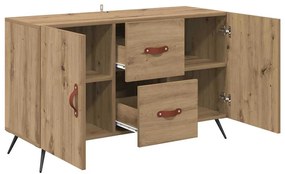 Széf fiókkal Artisan tölgy 100 x 36 x 60 cm Faanyag