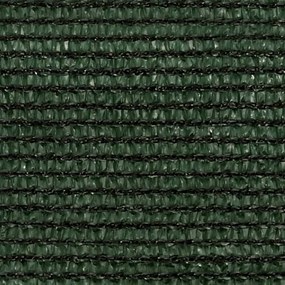 sötétzöld HDPE napvitorla 160 g/m² 3 x 6 m