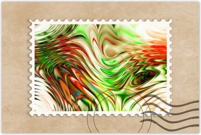 Poszterek 120x80 Színes hullámok