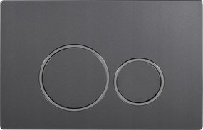 Dopio gun metal nyomógomb Geberit Duofix Delta UP100 wc állványhoz