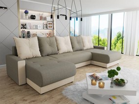 Széthúzható kanapé tárolóhellyel Jasmine U (Lux 01 + Lux 26). 1059614