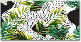 Fotó üvegkép Trópusi levelek 140x70