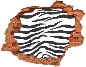 3d-s lyukat fali matrica Zebra háttér nd-c-87477290