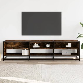 füstös tölgy színű szerelt fa TV-szekrény 180 x 40 x 46 cm