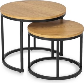 Zestaw Stolików DELIA Dąb Złoty