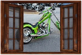 Poszterek 60x40 Lime chopper Motor