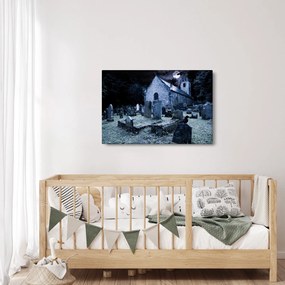 Kép - sötét éjszaka (90x60 cm)