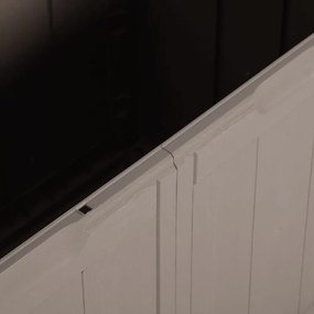 barna PP rattan kerti tárolóláda 270 L