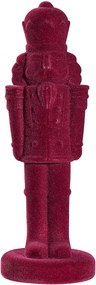 X-MAS diótörő 30 cm , bordó