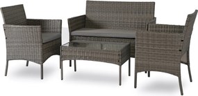 Zestaw Mebli Ogrodowych MISSISIPI Szary
