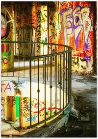 Poszterek 70x100 Graffitti Falfestmény