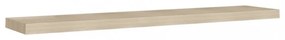 4 db tölgyszínű MDF lebegő fali polc 120 x 23,5 x 3,8 cm