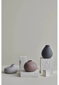 Sötétszürke porcelán váza (magasság 17 cm) Nona – Blomus