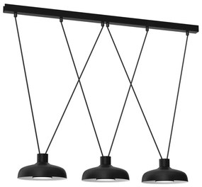 Csillár zsinóron LINEA 3xGX53/12W/230V fekete