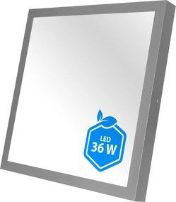 Led panel 40x40 Falra szerelhető, Plafon 36w Semleges(4000k) Mennyezeti Antracit