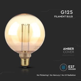 LED Izzó FILAMENT G125 E27/4W/230V 1800K Art Edition