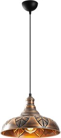 Sağlam 3714 réz fém függőlámpa, Ø32 cm