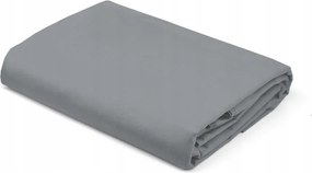 Szatén lepedő 220x200 szürke, gumis, egyszínű Pure