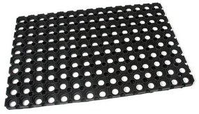 Gumi tisztítószőnyeg Honeycomb 40 x 60 x 2,2 cm, fekete