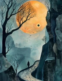 Poszter 50x65cm Az út rejtélye cél nélkül