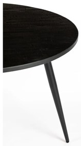 Teakfa kerek étkezőasztal ø 110 cm Mo – White Label