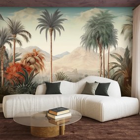 Gario Fotótapéta Trópusi táj pálmafákkal Anyag: Vlies, Méret: 300 x 210 cm