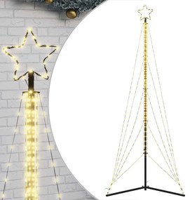 meleg fehér LED karácsonyfa 525 LED 302 cm