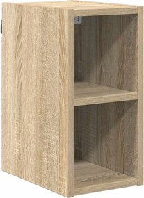 vidaXL Függő szekrény tárolóval Sonoma tölgy 20 x 29,5 x 40 cm Faanyag