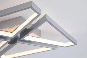 Searchlight 36520SI - LED dimmelhető mennyezeti lámpatest QUATRO LED/29W/230V 40x40 cm