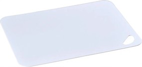 Műanyag vágódeszka, fehér, 38 x 29 cm