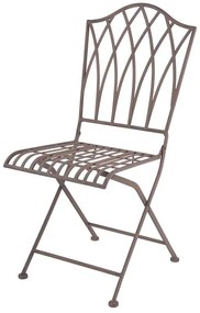 Összecsukható fém kerti szék, 92 cm