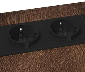 Éjjeli asztal Barna tölgy 41.5 x 26 x 60.5 cm Faanyag