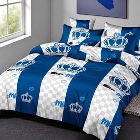 Ágynemű CROWN BLUE 7 részes 140X200 cm