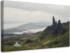 Vászonkép Természet Hegyek Felvidék Csúcs 80x50