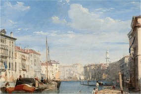 Kép - Richard Parkes Bonington, The Grand Canal, reprodukciók (90x60 cm)