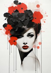 Poszter 21x29,7cm Virágos szenvedély