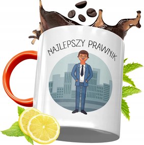 Narancssárga Bögre Ügyvédnek Ajándék fényképes nyomtatással