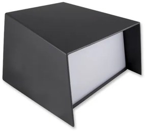 LED Hugo 4W-os sötétszürke fali lámpa