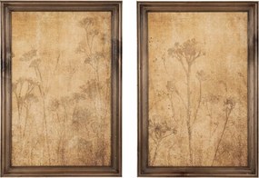 Régi Vászonkép Természet Virágok Boho Fa Fenyő 65x45cm nappaliba