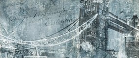 Kép - Tower Bridge hideg tónusokkal (120x50 cm)