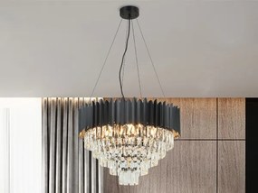 CARLOS LED DESIGN KRISTÁLYCSILLÁR FÜGGŐLÁMPA 9x40W