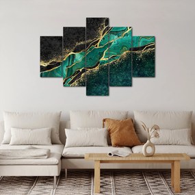 Kép - Kerozin-arany márványozás (150x105 cm)