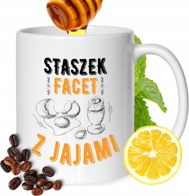 Bögre Férj Barátjának Nyomtatott Ajándék Fehér 330ml